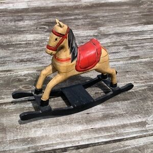 Small Wooden Rocking Horse